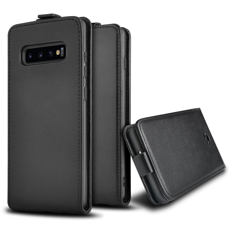 Flip Case | Samsung | Samsung Galaxy S10 | Černá | PU / TPU - obrázek č. 3