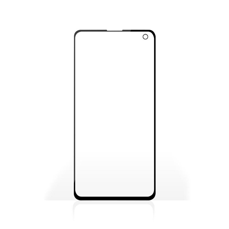 Chránič Displeje z Tvrzeného Skla pro Samsung Galaxy S10 | Celý Displej | 3D Zaoblený | Průhledný / Černý - obrázek produktu