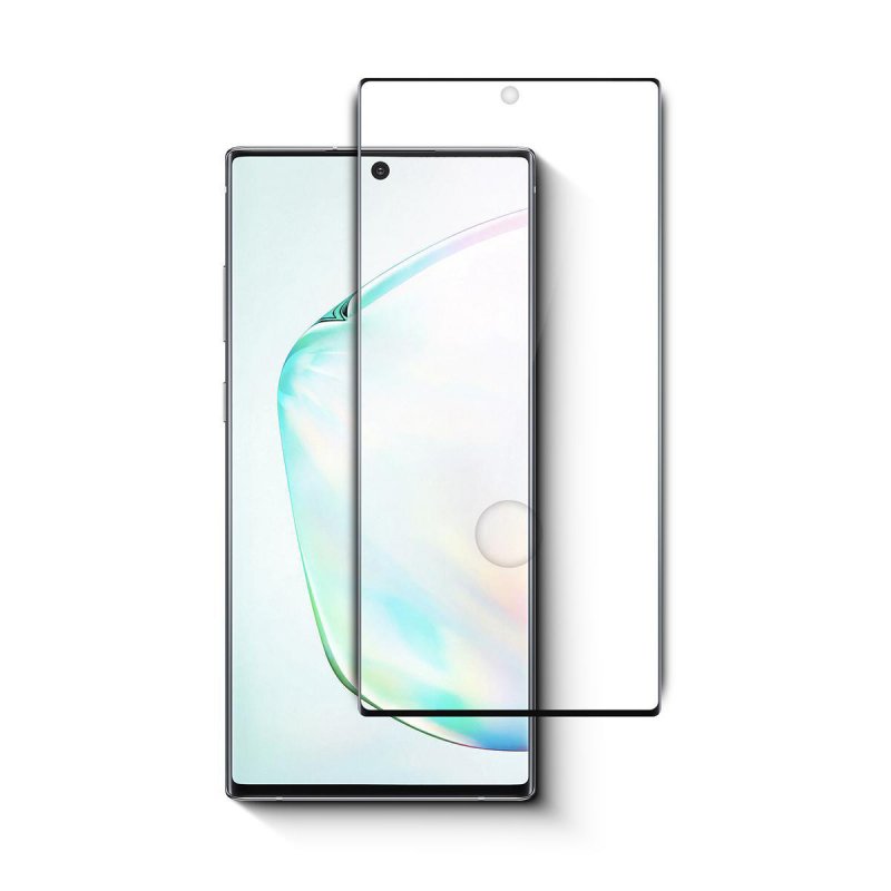 Screen Protector | Pro použití: Samsung | Samsung Galaxy Note 10 | Bezpečnostní sklo s plným pokrytím | 3D Curved Edge | 9 H - obrázek č. 1