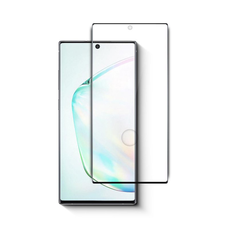 Screen Protector | Pro použití: Samsung | Samsung Galaxy Note 10 Plus | Bezpečnostní sklo s plným pokrytím | 3D Curved Edge | 9 - obrázek č. 1
