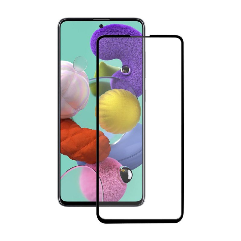 Screen Protector | Pro použití: Samsung | Samsung Galaxy A51 | Bezpečnostní sklo s plným pokrytím | 3D Curved Edge | 9 H - obrázek č. 1