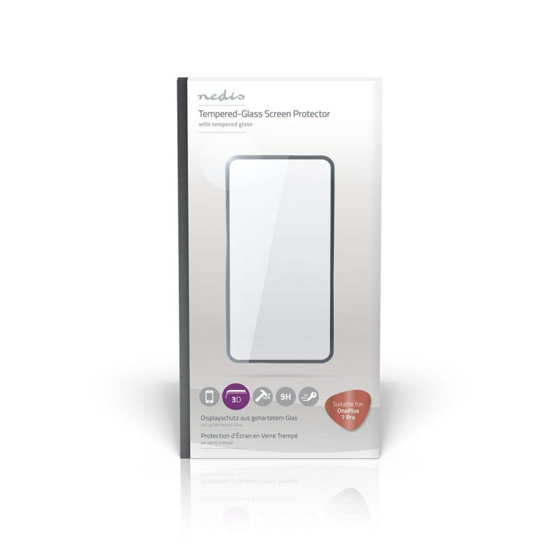 Screen Protector | Pro použití: OnePlus | OnePlus 7 Pro | Bezpečnostní sklo s plným pokrytím | 3D Curved Edge | 9 H - obrázek č. 2