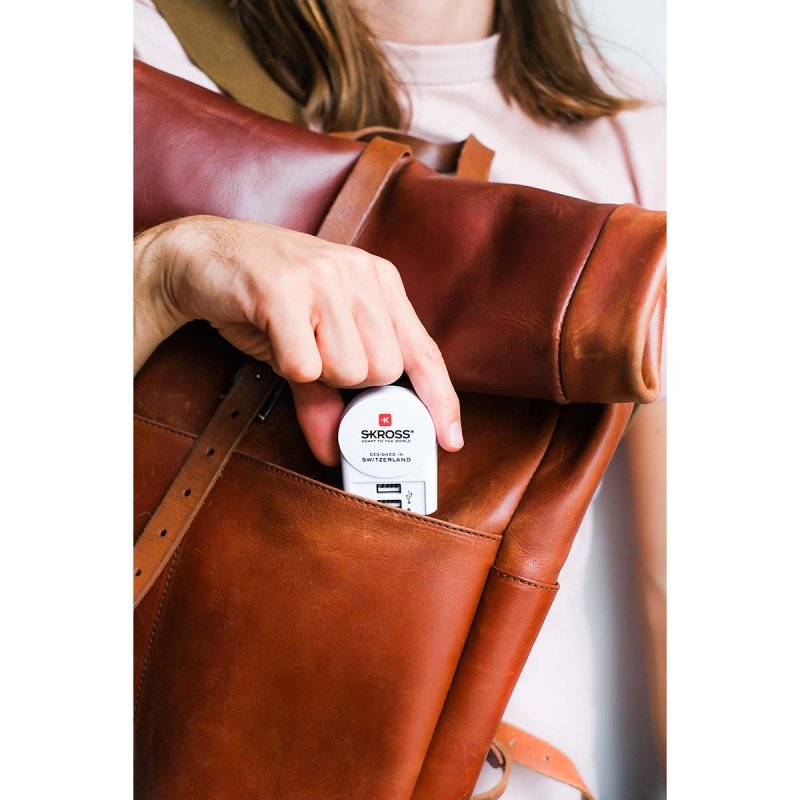 Cestovní Adaptér Evropa USB Nezemněný SKR1302421 - obrázek č. 4