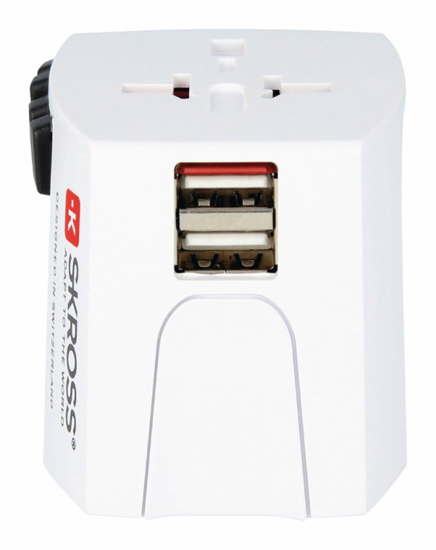 Cestovní Adaptér Svět MUV USB Nezemněný - obrázek č. 2