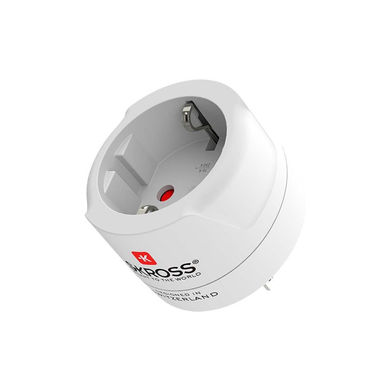 Cestovní adaptér Evropa-USA uzemněný SKR1500203CE - obrázek č. 4