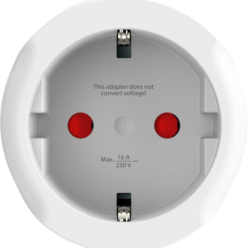 Cestovní adaptér Evropa - Švýcarsko + Itálie + Brazílie - Pro 2 a 3pólová zařízení (uzemnění nebo eurozástrčka) SKR1500272EC - obrázek č. 1