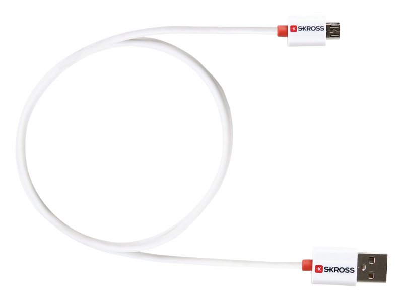 Kabel USB 2.0 USB A Zástrčka - USB Micro-B 1.00 m Bílá - obrázek č. 3