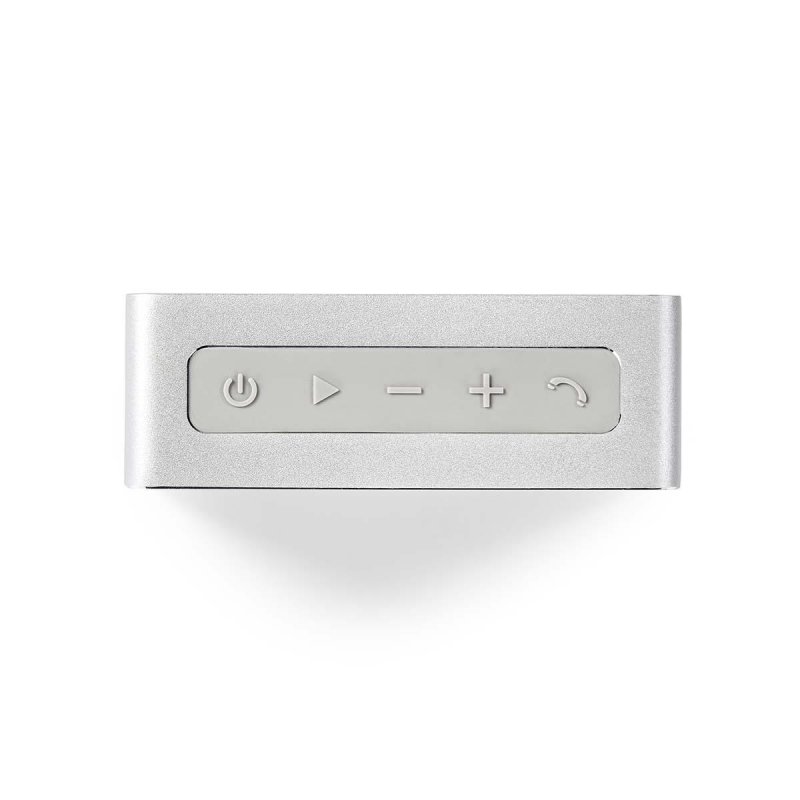 Bluetooth® Reproduktor | 15 W | Kovový Design | Hliník Stříbrná - obrázek č. 2