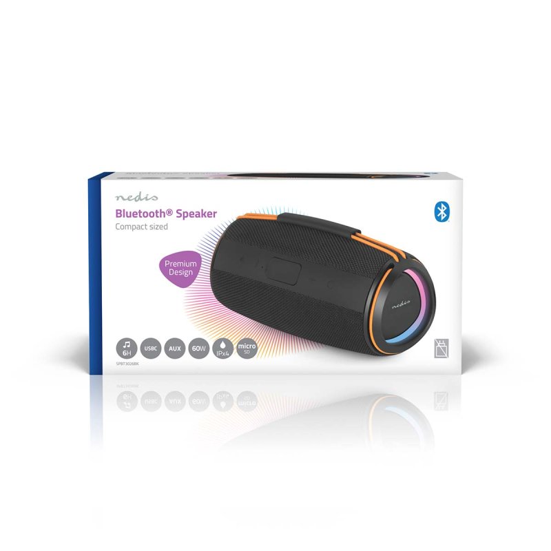 Bluetooth® Reproduktor | 360 min  SPBT3026BK - obrázek č. 2