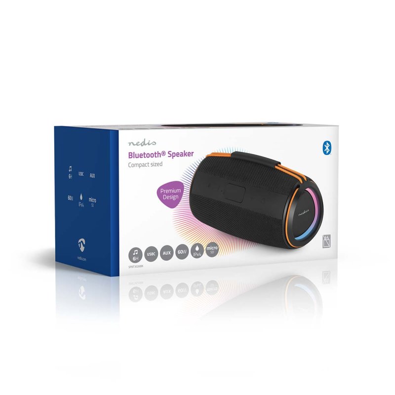 Bluetooth® Reproduktor | 360 min  SPBT3026BK - obrázek č. 4