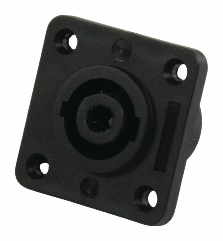 Konektor Speaker 4-Pin Zásuvka PVC Černá - obrázek č. 1