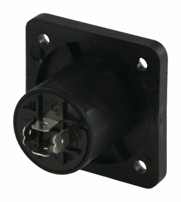 Konektor Speaker 4-Pin Zásuvka PVC Černá - obrázek č. 3