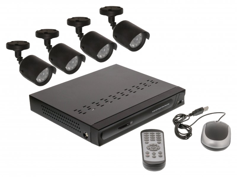 CCTV Sada HDD 500 GB / 420 TVL - 4x Kamera - obrázek č. 3