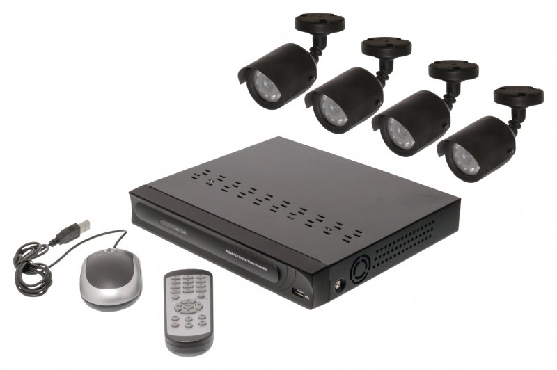 CCTV Sada HDD 500 GB / 420 TVL - 4x Kamera - obrázek produktu
