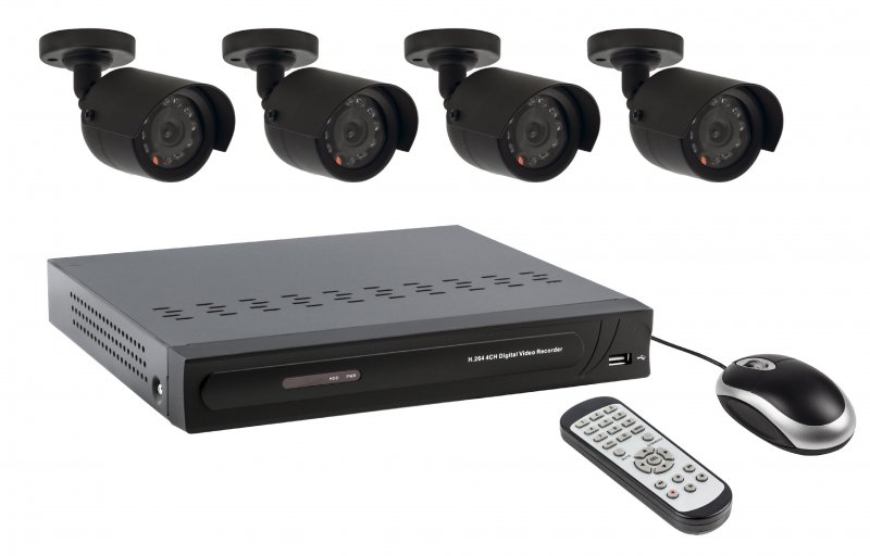 CCTV Sada HDD 500 GB / 420 TVL - 4x Kamera - obrázek č. 1