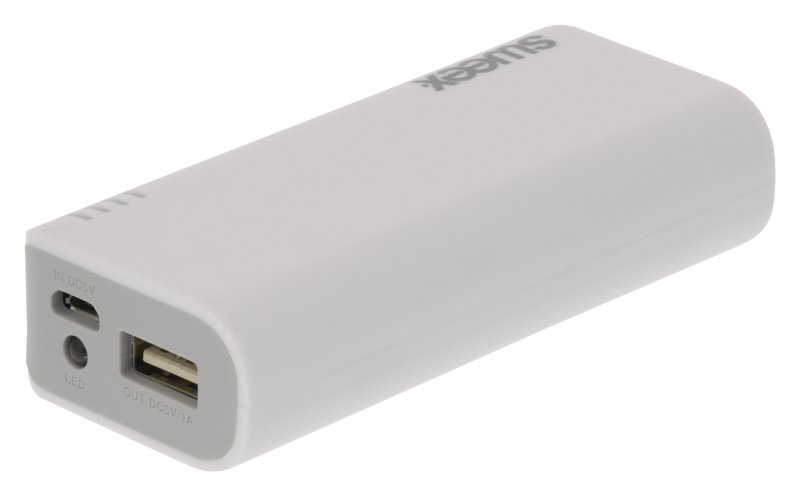Přenosná Powerbanka Lithium-Ion 4000 mAh USB Bílá - obrázek č. 1