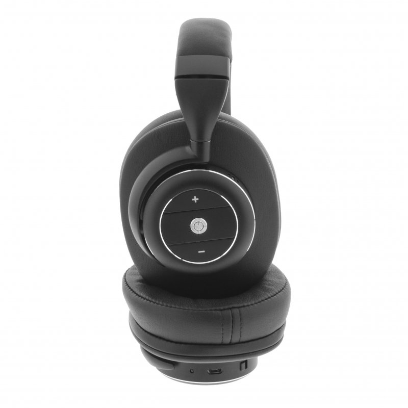 Headset Bluetooth / ANC (Active Noise Cancelling) Přes Uši Vestavěný mikrofon 1.2 m Černá/Stříbrná - obrázek č. 3