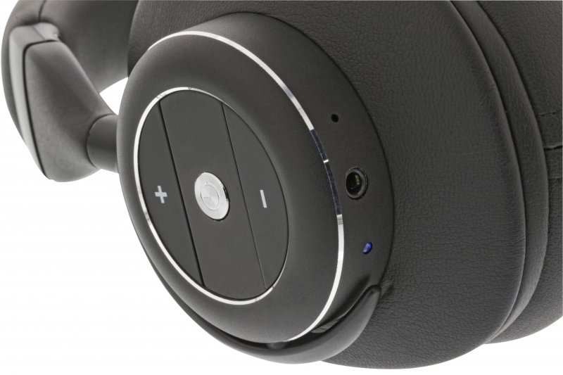 Headset Bluetooth / ANC (Active Noise Cancelling) Přes Uši Vestavěný mikrofon 1.2 m Černá/Stříbrná - obrázek č. 6