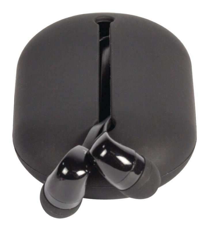 Headset Plochý Kabel Do ucha 3.5 mm Kabelové Vestavěný mikrofon 1.2 m Černá - obrázek č. 5