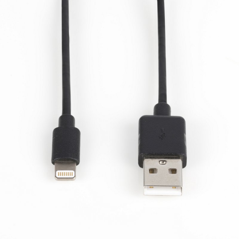 Synchronizační a Nabíjecí Kabel Apple Lightning - USB A Zástrčka 1 m Černá - obrázek č. 3