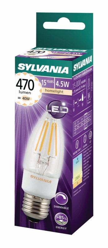 Žárovka LED Vintage Stmívatelná Svíčka 4.5 W 470 lm 2700 K - obrázek č. 2