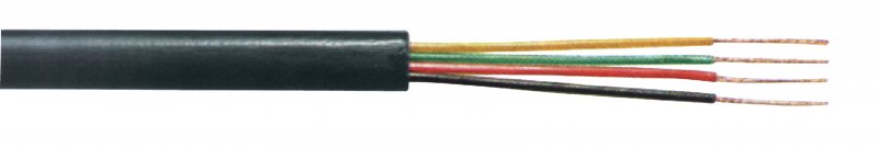 Telecom Cable 4x 7/0.12 - 100 m Černá - obrázek produktu