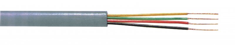 Telecom Cable 4x 7/0.12 - 100 m Šedá - obrázek produktu