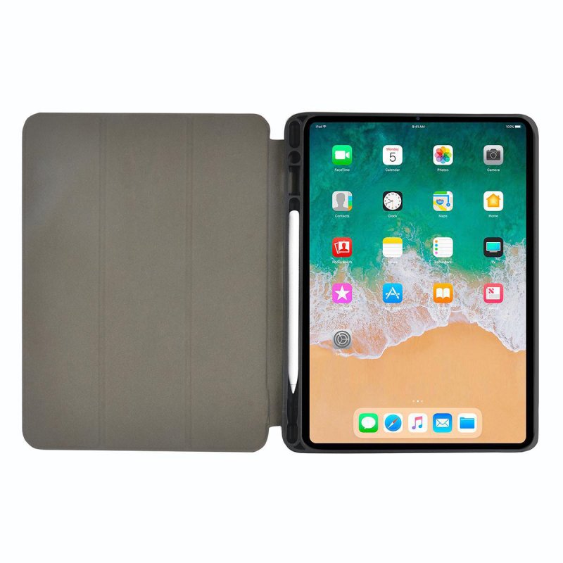 Pouzdro na Tablet | iPad Pro 11" 2019 | Vestavěný držák na tužky | Funkce automatického probuzení | Černá / Šedá | Polycarbonate - obrázek č. 1