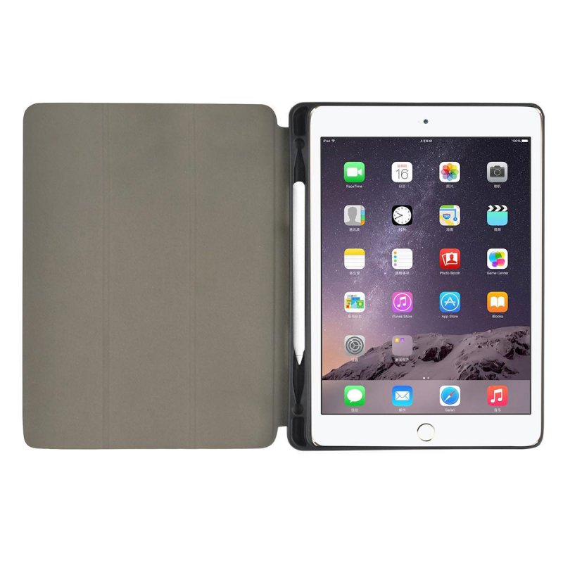 Pouzdro na Tablet | iPad Air 10.5" 2019 / iPad Pro 10.5" 2017 | Vestavěný držák na tužky | Funkce automatického probuzení | Čern - obrázek č. 1
