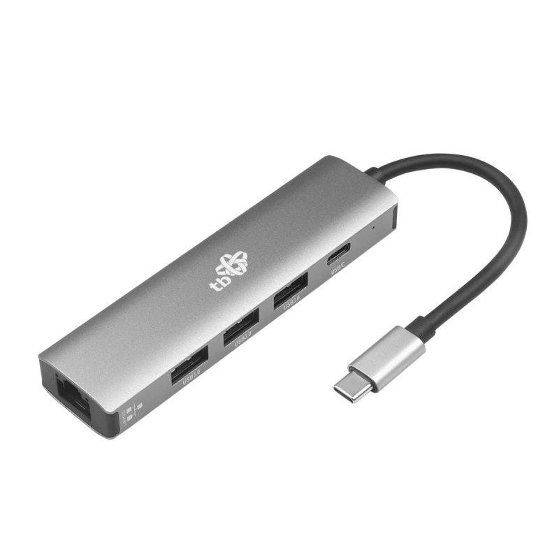 TB 5v1 Adapter, RJ-45, USB-A, USB-C - obrázek produktu