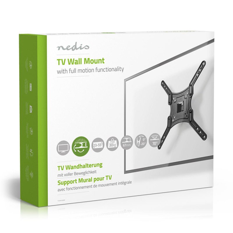 Nástěnný TV Držák Full Motion  TVWM1330BK - obrázek č. 6