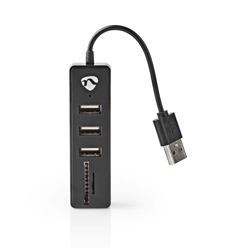 USB hub | USB-A Zástrčka | USB-A Zásuvka  UHUBCU2340BK - obrázek produktu