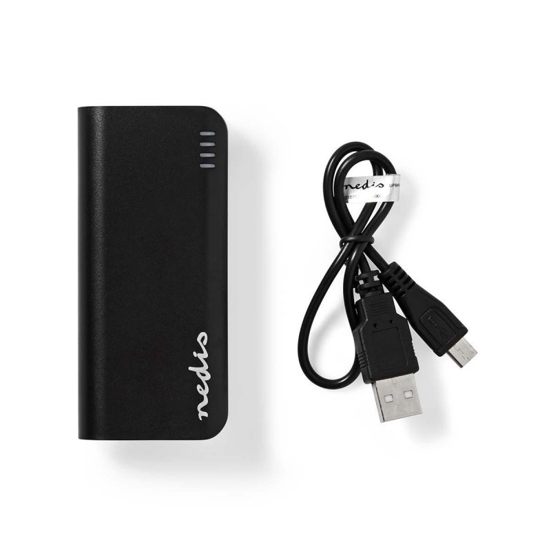 Externí akumulátor | 4000 mAh | 1 výstup USB-A 1.0 A | Vstup Micro USB | Černá barva - obrázek č. 5