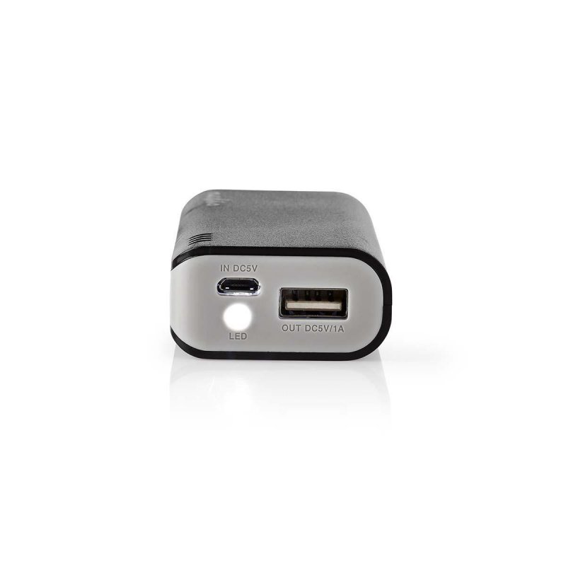 Externí akumulátor | 4000 mAh | 1 výstup USB-A 1.0 A | Vstup Micro USB | Černá barva - obrázek č. 2