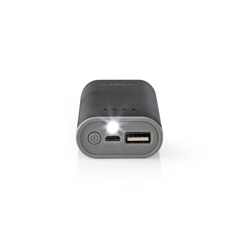 Externí akumulátor | 5000 mAh | 1 výstup USB-A 1.0 A | Vstup Micro USB | Černá barva - obrázek č. 1