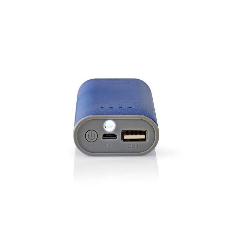 Externí akumulátor | 5000 mAh | 1 výstup USB-A 1.0 A | Vstup Micro USB | Modrá - obrázek č. 1