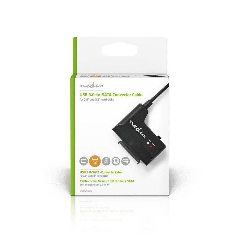 Disk Adapter Hard | USB3.0 | 2.5 / 3.5 " | 2.5/3.5 SATA SSD | Síťové napájení - obrázek č. 3
