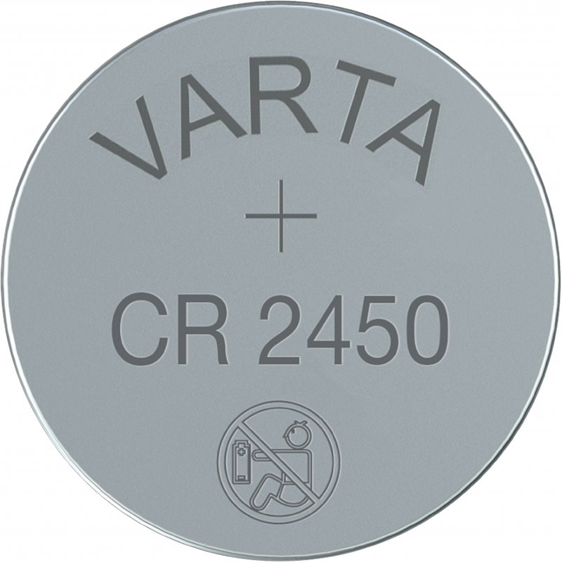 Lithiová Knoflíková Baterie CR2450 3 V 1-Blistr VARTA-CR2450 - obrázek č. 1