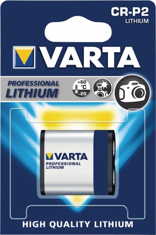 Lithiová Baterie CR-P2 6 V 1-Blistr VARTA-CRP2 - obrázek produktu
