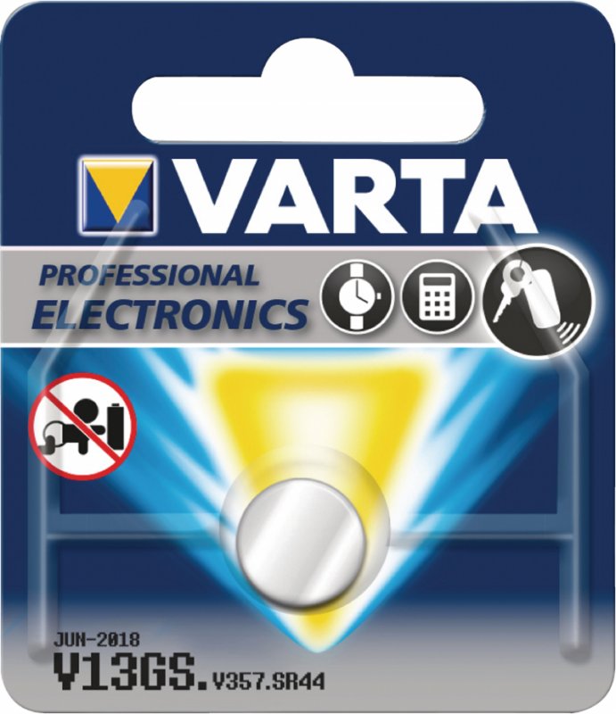 Stříbro-oxidová Baterie SR44 1.55 V 1-Blistr VARTA-V13GS - obrázek produktu