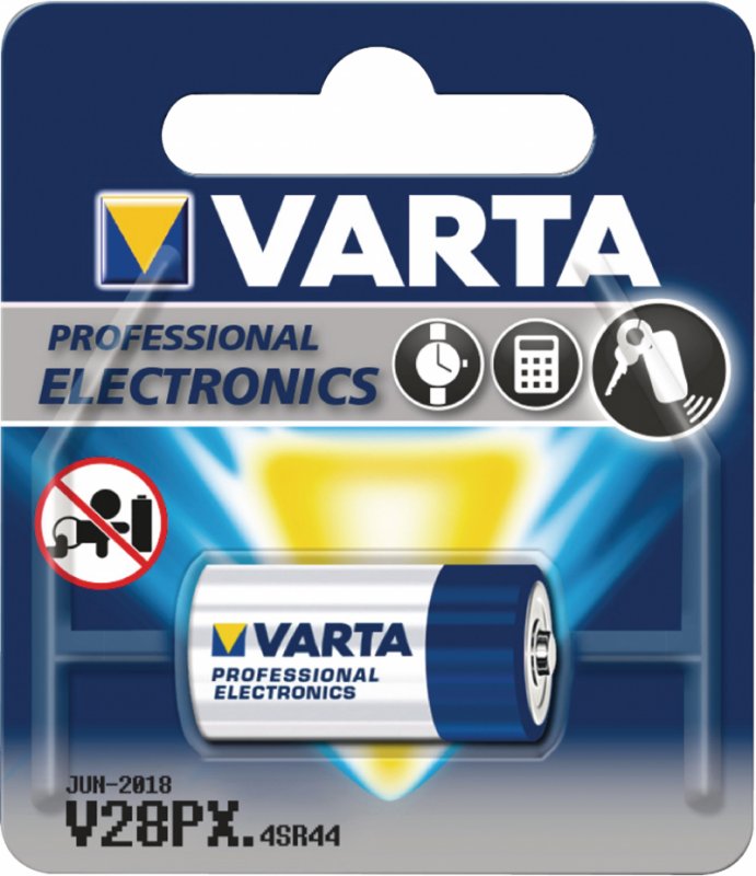 Stříbro-oxidová Baterie 4SR44 6.2 V 145 mAh 1-Blistr VARTA-V28PX - obrázek produktu