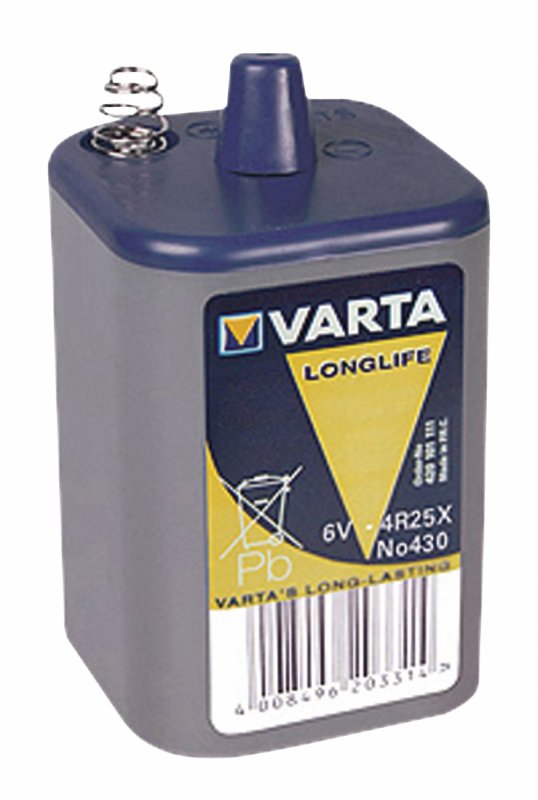 Zinko-Chloridová Baterie 6 V 1-Balíček VARTA-V430V - obrázek produktu