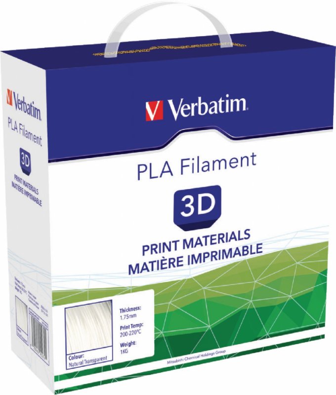 Vlákno PLA 1.75 mm 1 kg Transparentní - obrázek č. 2