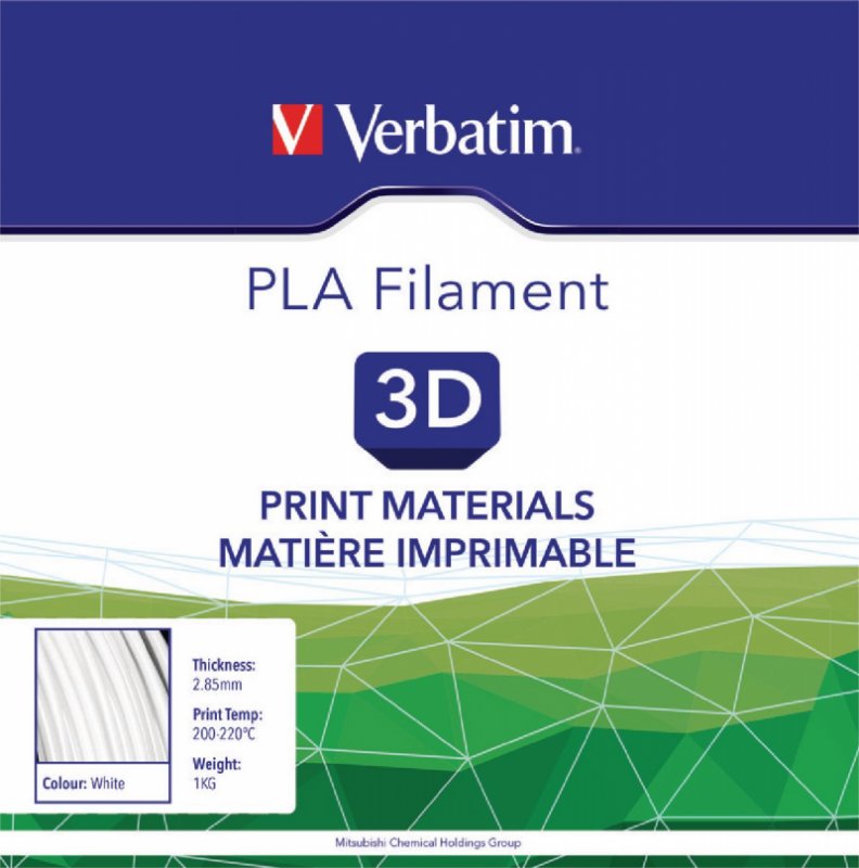 Vlákno PLA 2.85 mm 1 kg Bílá - obrázek č. 1