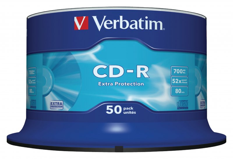 CD-R DataLife 52x 700MB Extra Protection 50 Pack Vřeteno - obrázek č. 1