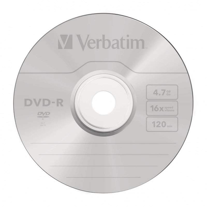 DVD-R AZO 16x 4.7GB 25 Pack Vřeteno Matné Stříbro - obrázek produktu