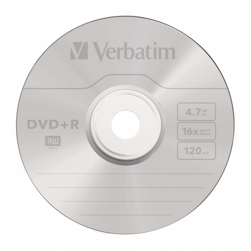 DVD+R AZO 16x 4.7GB 25 Pack Vřeteno Matné Stříbro - obrázek produktu