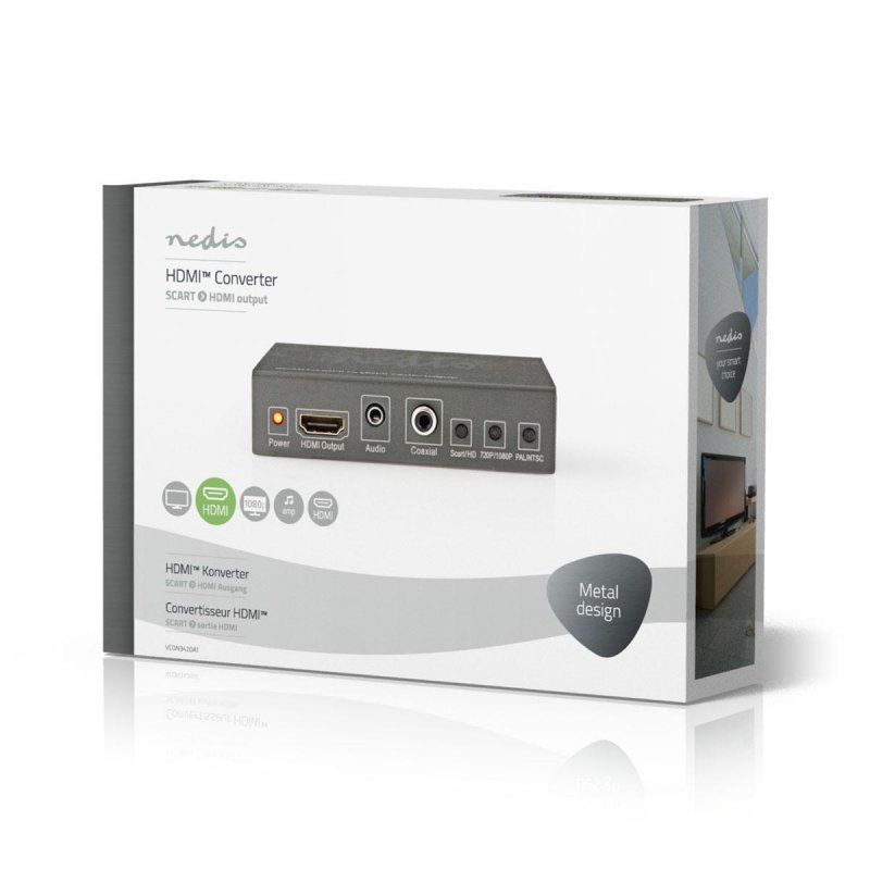 Převodník SCART na HDMI™ | 1cestný - SCART vstup | HDMI™ výstup - obrázek č. 5