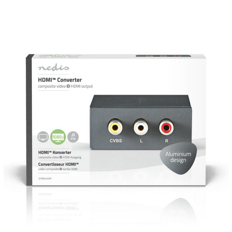 Převodník Kompozitní Video na HDMI™ | 1cestný - 3x RCA (RWY) | HDMI™ výstup - obrázek č. 3