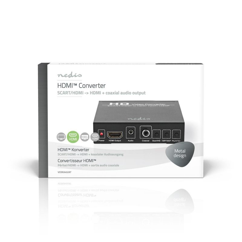 HDMI™ Převodník | SCART Zásuvka  VCON3452AT - obrázek č. 4